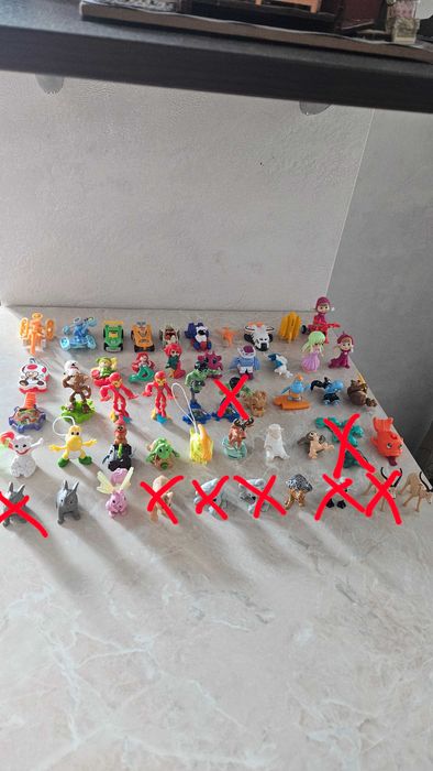 42 шт Игрушки из киндер сюрприза