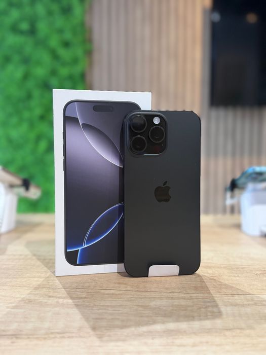 iPhone 16  PRO Max 128Gb Black/Nou/Garantie 12 luni @atsgsm.ro