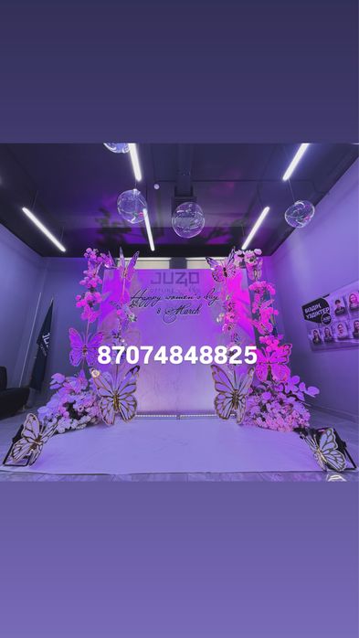 Фотозона баннер  оформление 8 марта