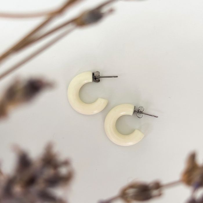 Ръчно изработени обеци "Chunky Hoops"