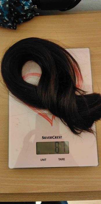 Vând coadă păr natural ( vopsit)