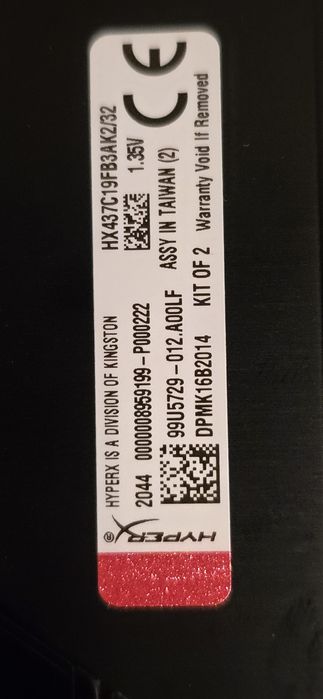 Vandut Ram Memprie Kingston HyperX FURY Kit 32GB (2x16GB) DDR4 3733MHz