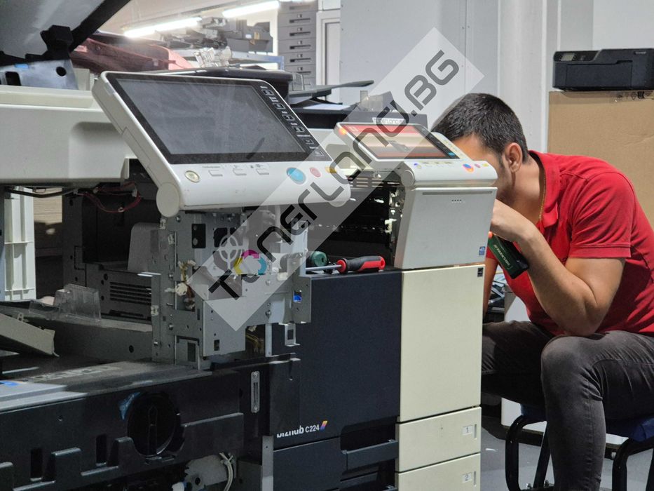 Ремонт на принтери и копирни машини | Взимане от адрес + оборотна машина