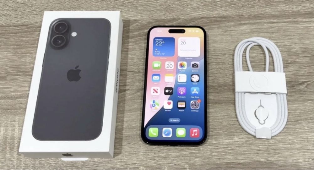 Айфон 16 ,128гб Чёрный