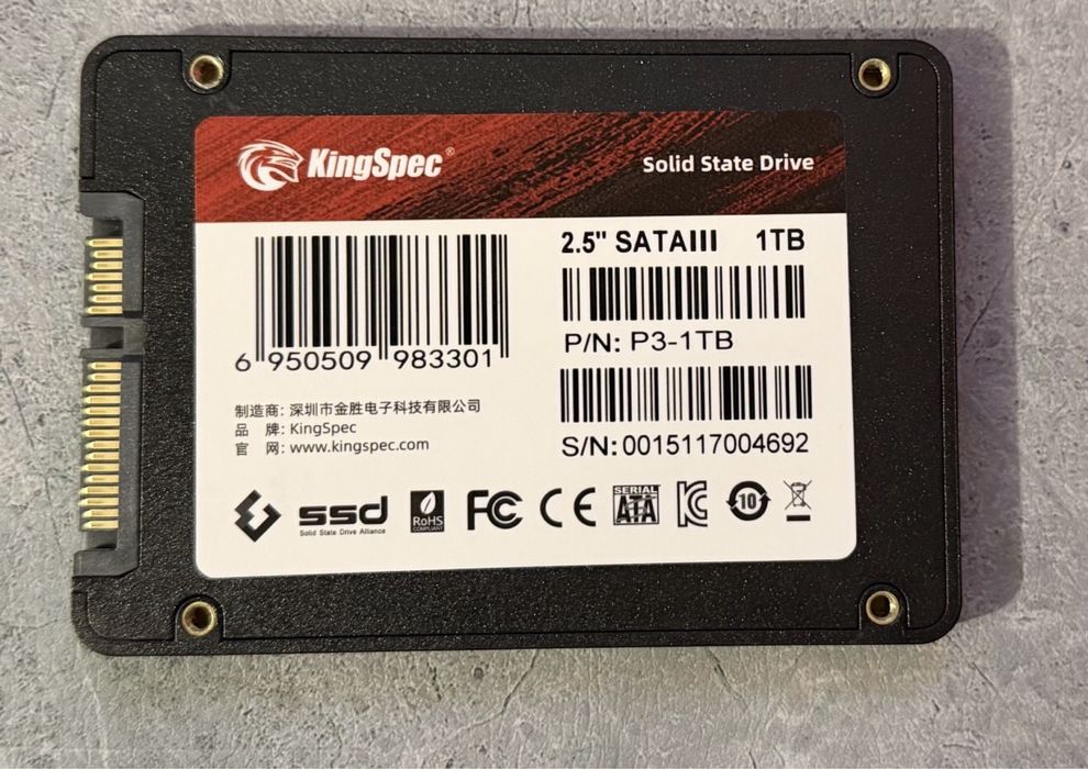 Продам SSD Sata 1TB