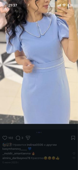 Продам платья по 2000 тг,размер м (42)