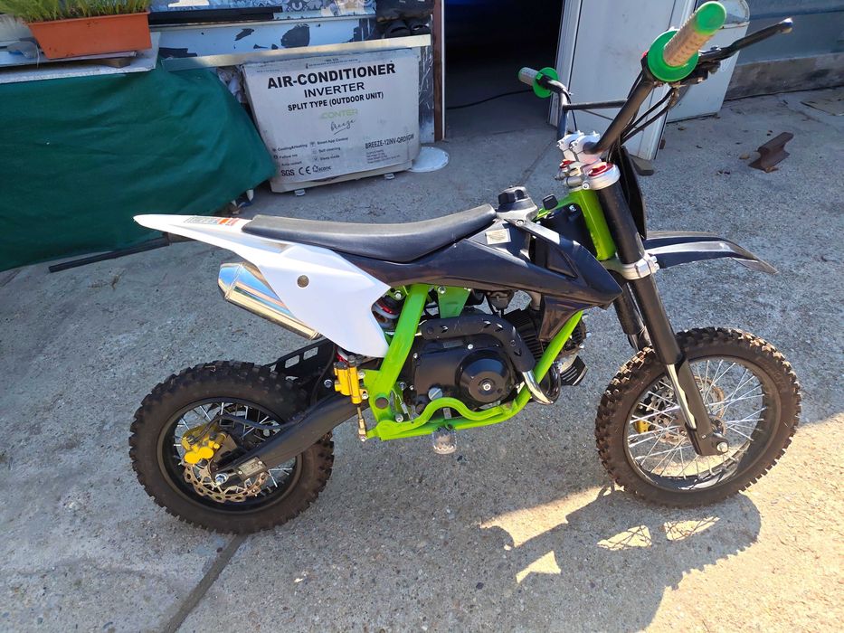 KXD 125cc Automat pornire la buton Dirt Bike Cross Motocicleta Enduro portocaliu F110 KX7 707