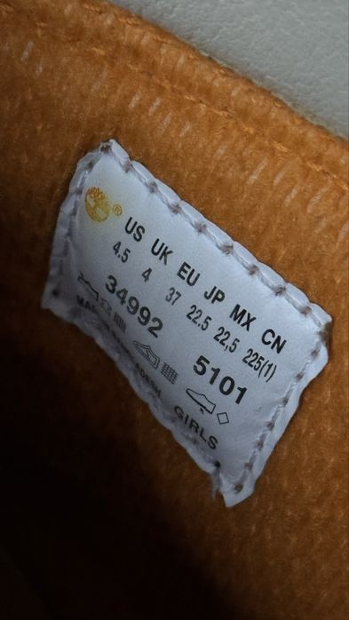 Дамски кожени боти Timberland номер 37