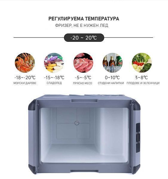 Хладилна кутия с компресор 12V/24V 35 литра