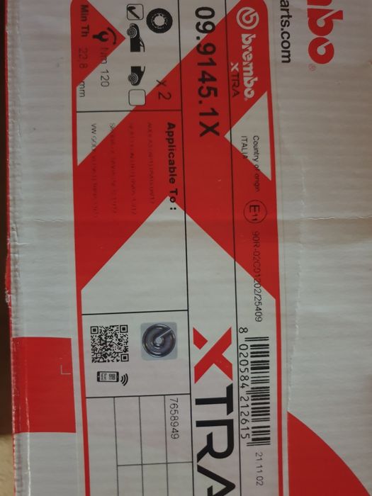 Discuri frana față noi