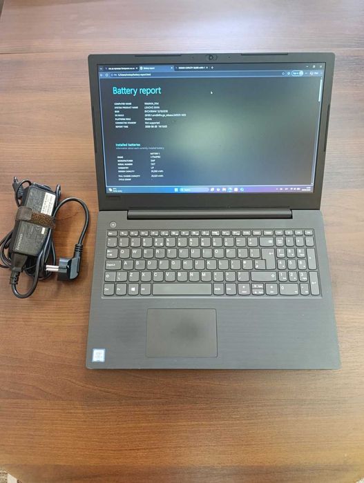 Lenovo V130-15ikb 15.6 in Laptop i5-7200U 2.5 GHz 8GB 256GB NVME SSD Win 11 Home 96.73% батерия и оригинално зарядно
