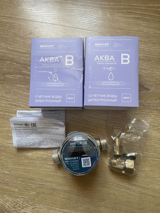 Счётчик воды WAVIoT AKVA L110 D15 BE