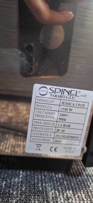 Професионална полуавтоматична кафемашина за монодози Spinel Parabita