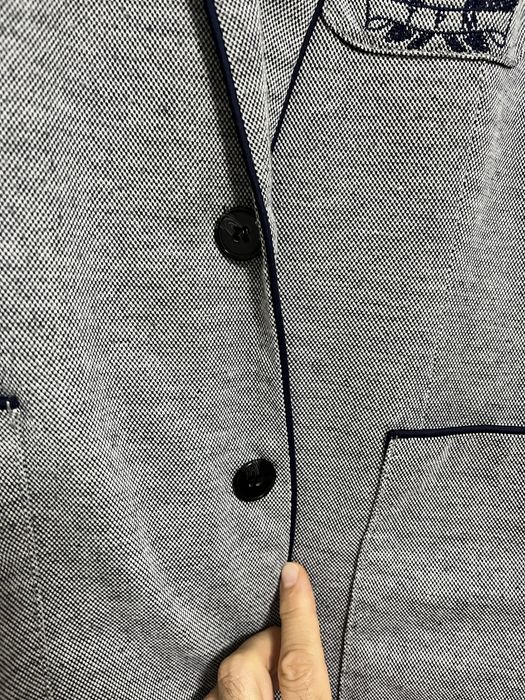 Мъжко сако slim, размер М, сиво-син цвят