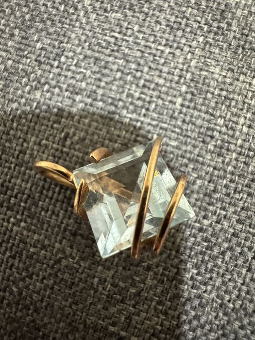 Кулон.Золотой.Переделан из сережки.