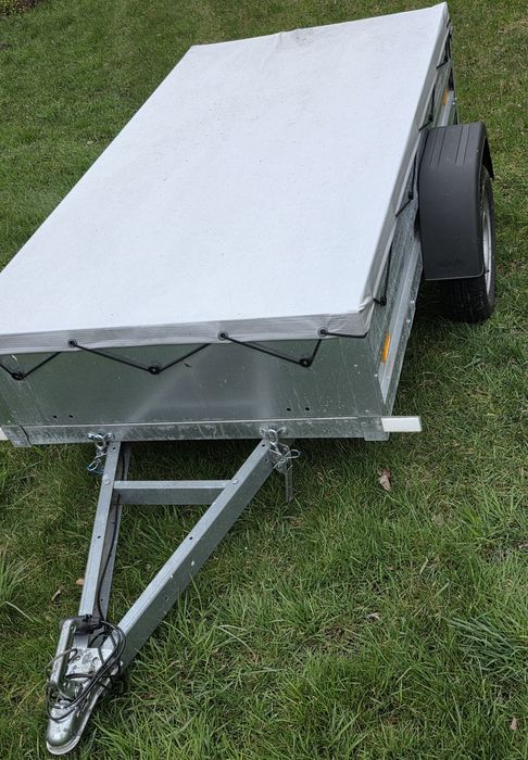 Remorca 750 kg rabatabila, înmatriculată, acte valabile