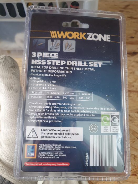 Сверла ступенчатые набор