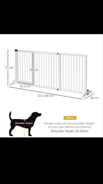 Gard cu poarta pentru animale de companie