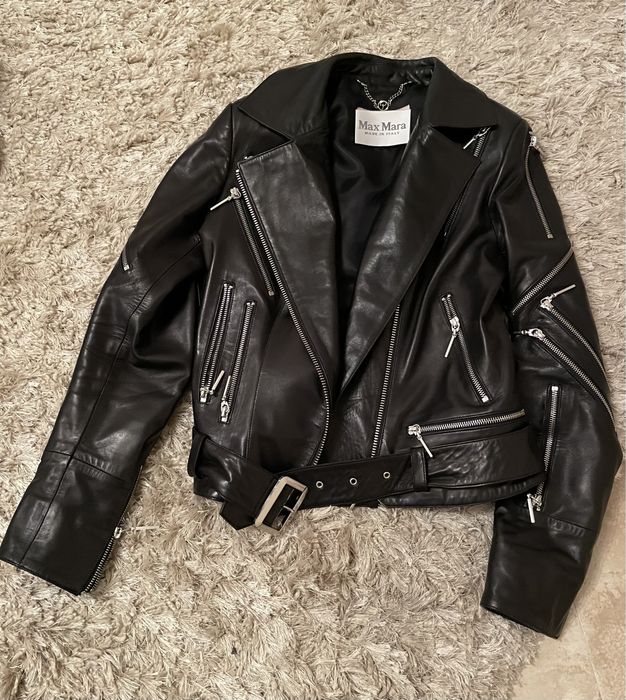 Max Mara кожено яке