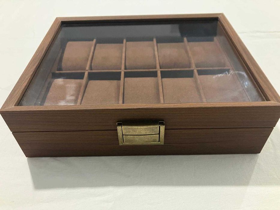 Cutie Caseta Depozitare Ceasuri Lemn NUC de 3,6,10 și 12 locuri. NOU !