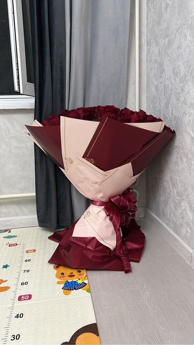 Букет 101 роза шикарная