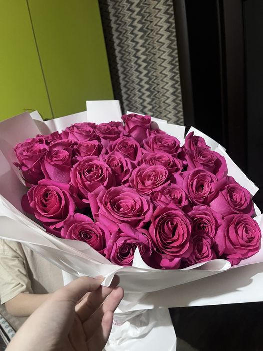 Цветы, букет роз