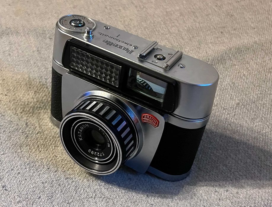 Aparat foto vintage Braun Paxette Electromatic I Katagon 40mm