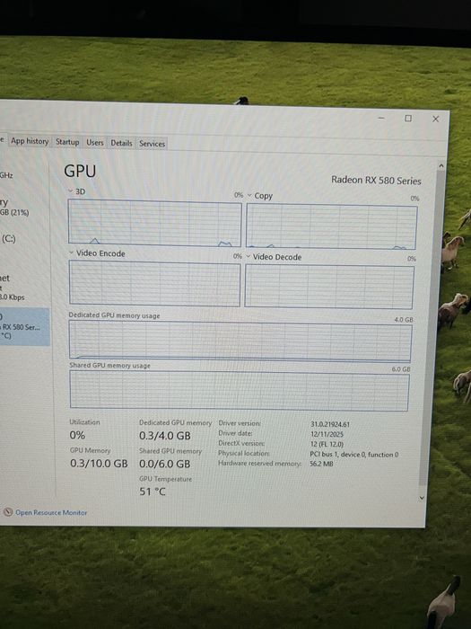 pc rx 580 i3-6th ssd+hdd