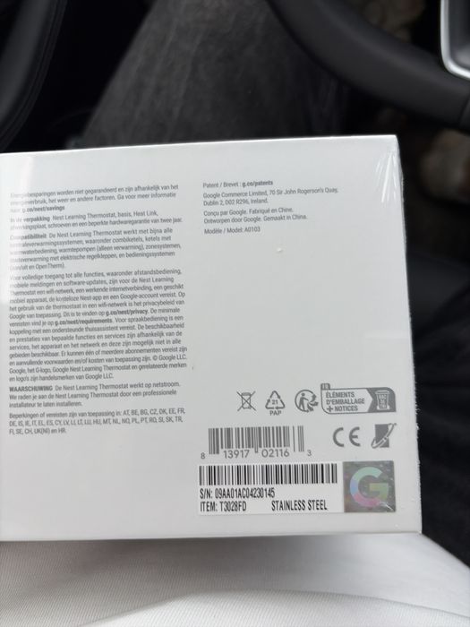 Google Nest Learning Thermostat