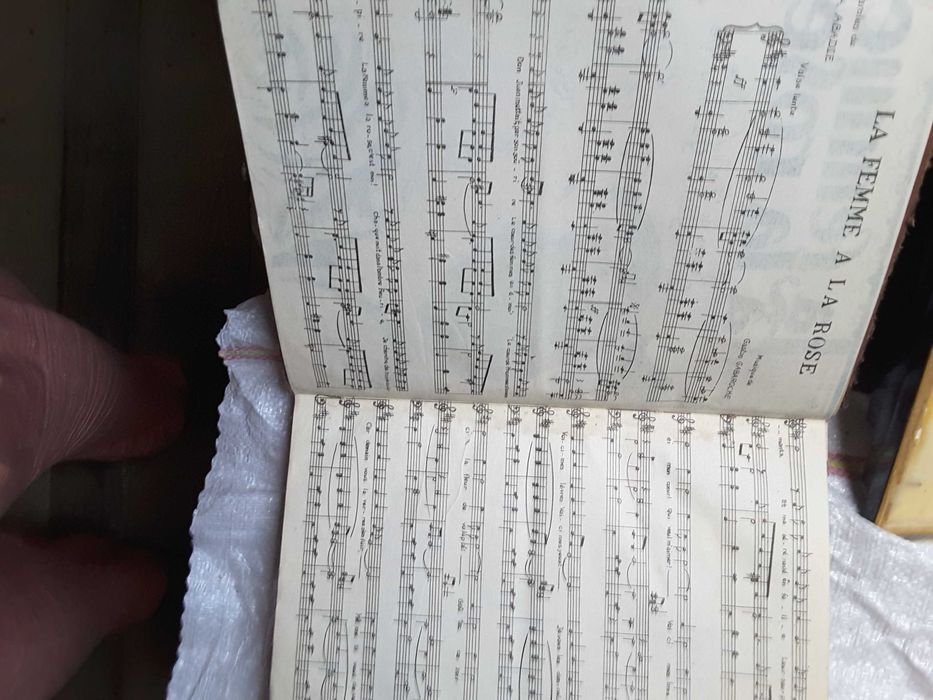 Vand diverse carti vechi si partituri vechi