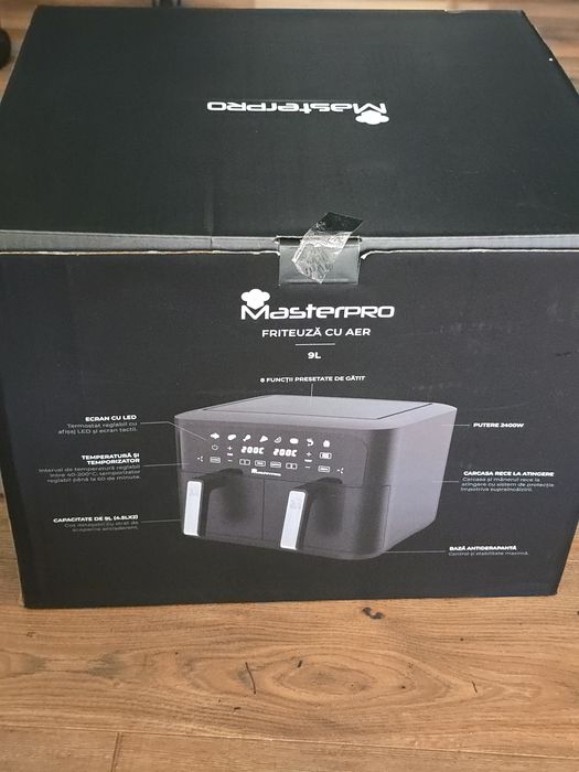 Friteuza Dubla Masterpro 9L (4.5Lx2) Garantie