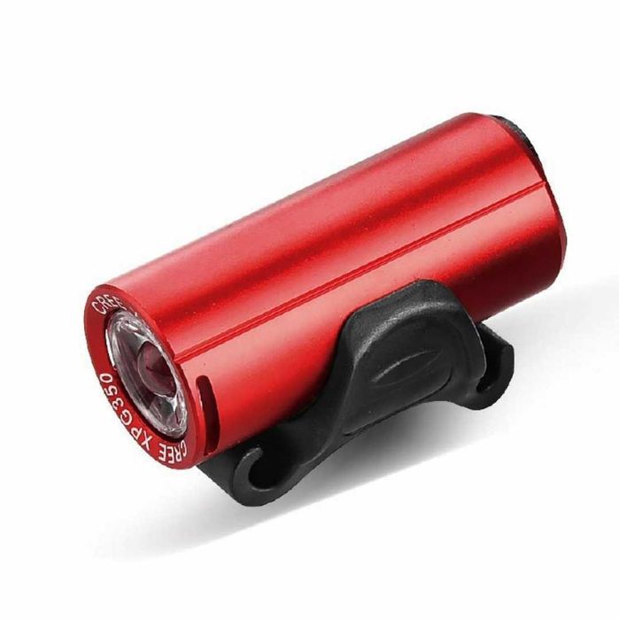 Предна LED светлина за велосипед RAYPAL – 350 lum, USB, Алуминий, 53g