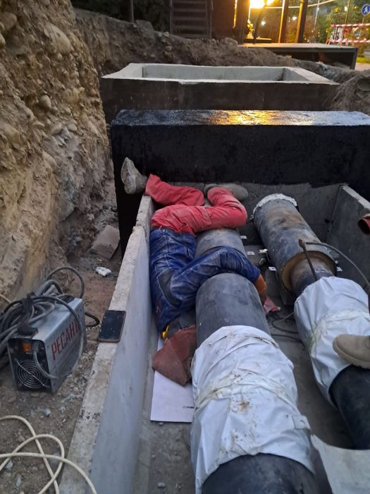 ремонт теплосетей,  теплосеть