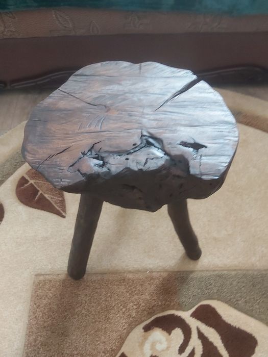 Scaun rustic lemn