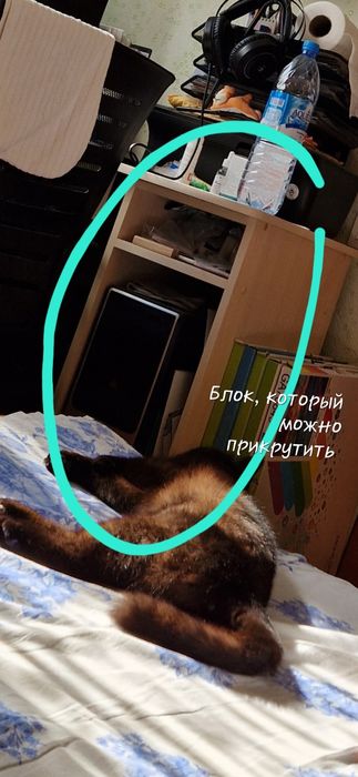 Стол письменный с тумбой