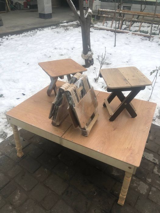 Piknik uchun stol stul
