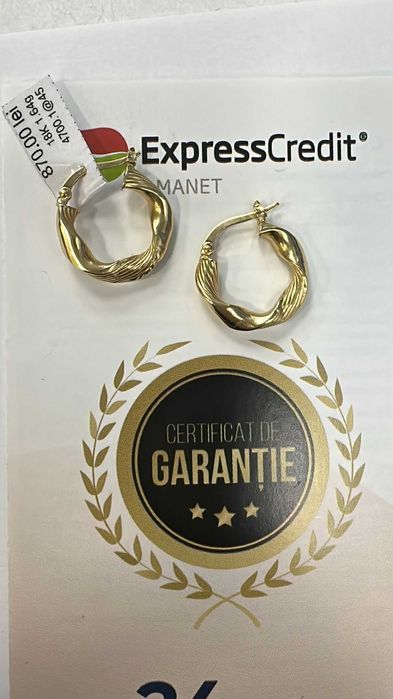 Cercei aur 14K 1.64 gr (Ag45 B.4700)