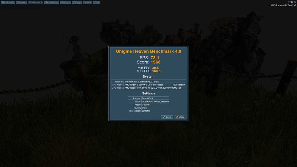 Placa video PowerColor RX 5600 XT OC V2 - Stare  buna