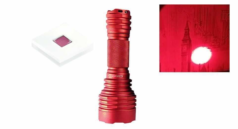 Lanterna C8+cu Led ROSU - 1 Mod