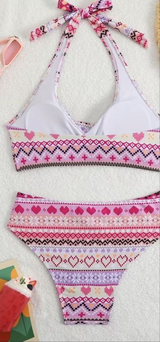 Дамски бански в розово