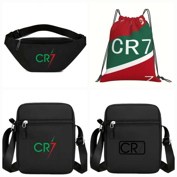 Раница + Чантичка + Несесер Роналдо Меси Мбапе Комплект