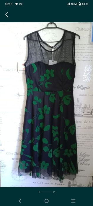 Шифрновое платье