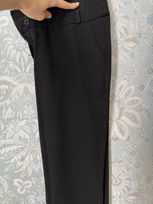 Черные брюки с флисом