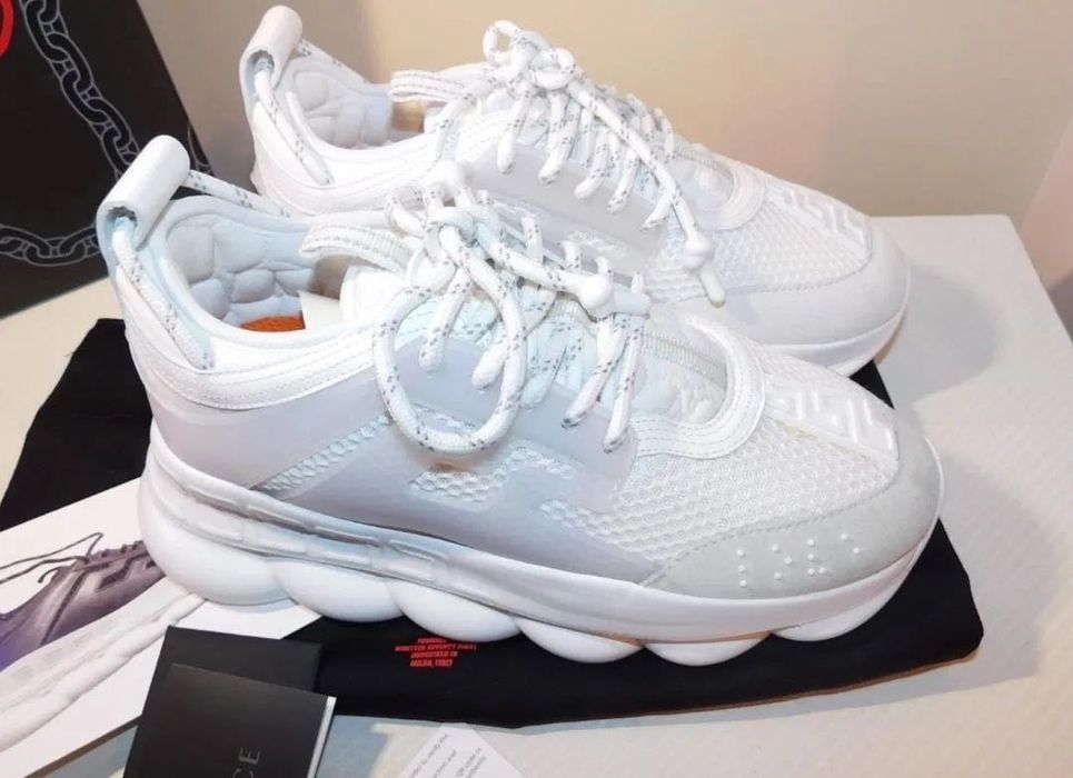 Sneakersi Versace Chain Reaction White