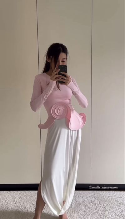 Продам лонг Malli Rose розовый М