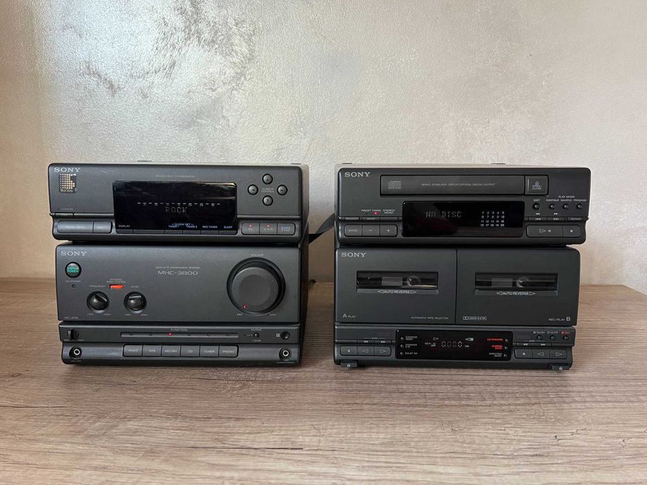 Sony MHC 3800 amplificator, tuner, CD, casete deck,  combina