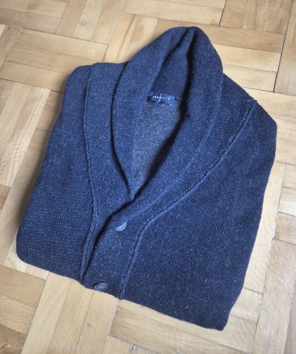 Cardigan Angelico de lux, Lână, Cașmir 5%, Made in Italy, Bărbați - XL
