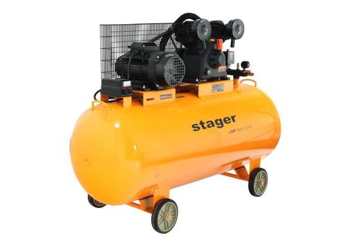 Compresor Aer Stager Air 60C370 5.5CP 600L/min 10Bar 370L Stoc Cernica