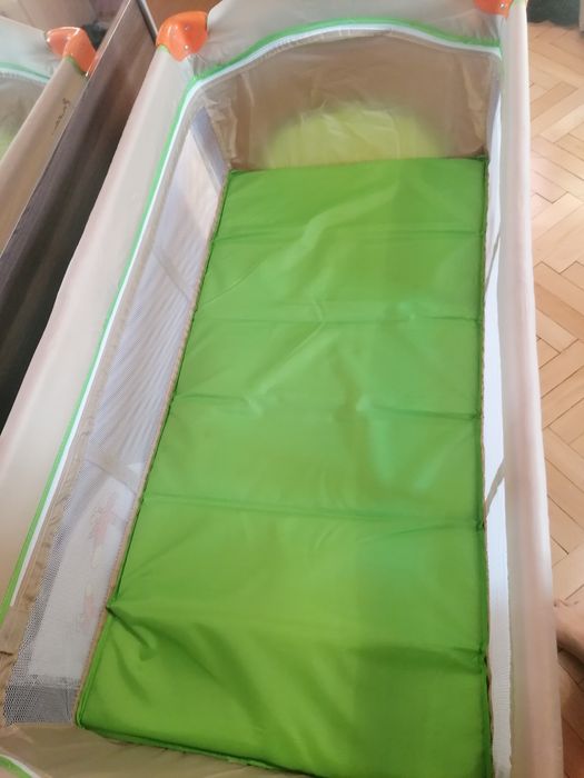 Сгъваема кошара 2 нива със сгъваем матрак