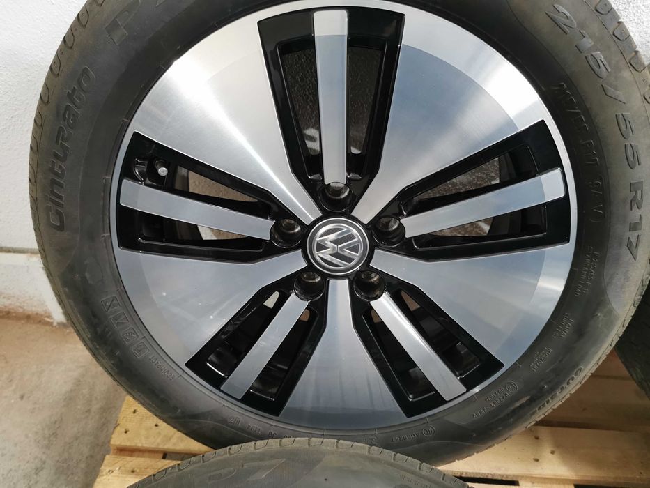 Jante Originale Vw Passat B8. R 17  cu anvelope de vara